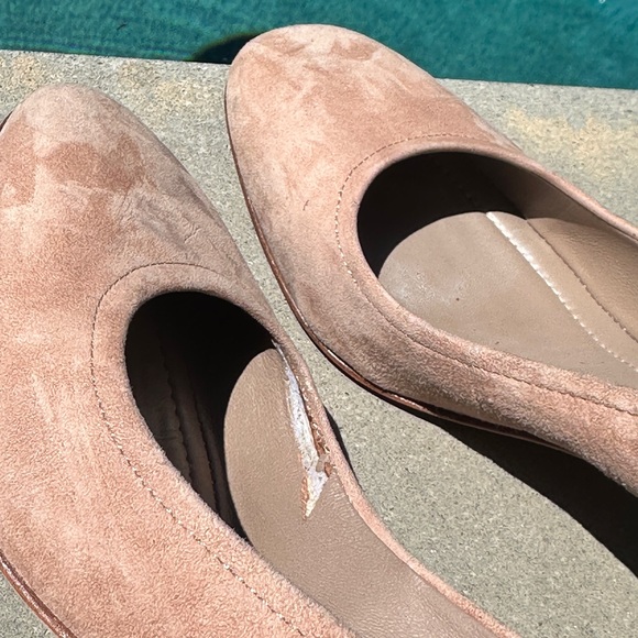 Donald J. Pliner Pink Suede Heels - Picture 3 of 5